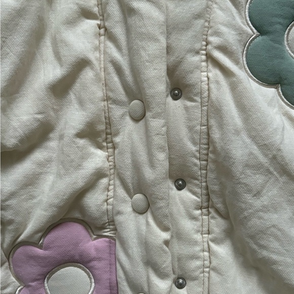 Blank NYC Cream Flower Bath Jacket - Picture 3 of 6